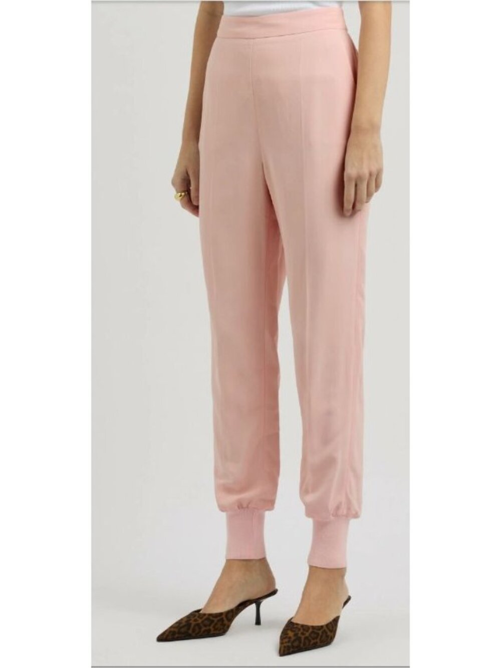 Stella McCartney Julia Jogger Pants Pink Womens Size 42 US 6 New with tags